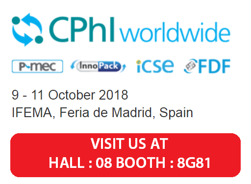 CPHI WORLDWIDE 2018, IFEMA, FERIA DE MADRID, SPAIN